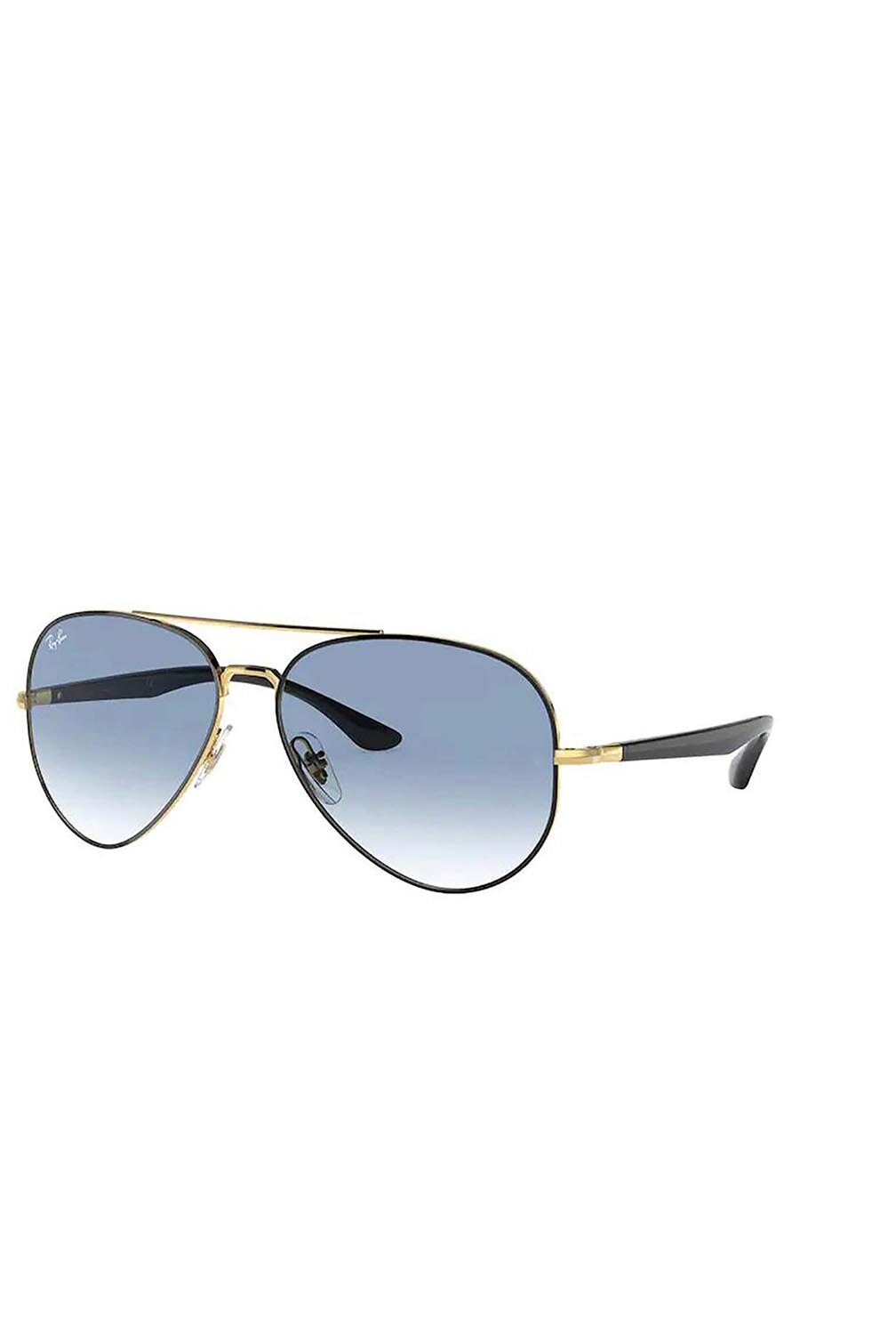 Ochelari de soare Barbati RAYBAN, 58-14-135, Gold Black