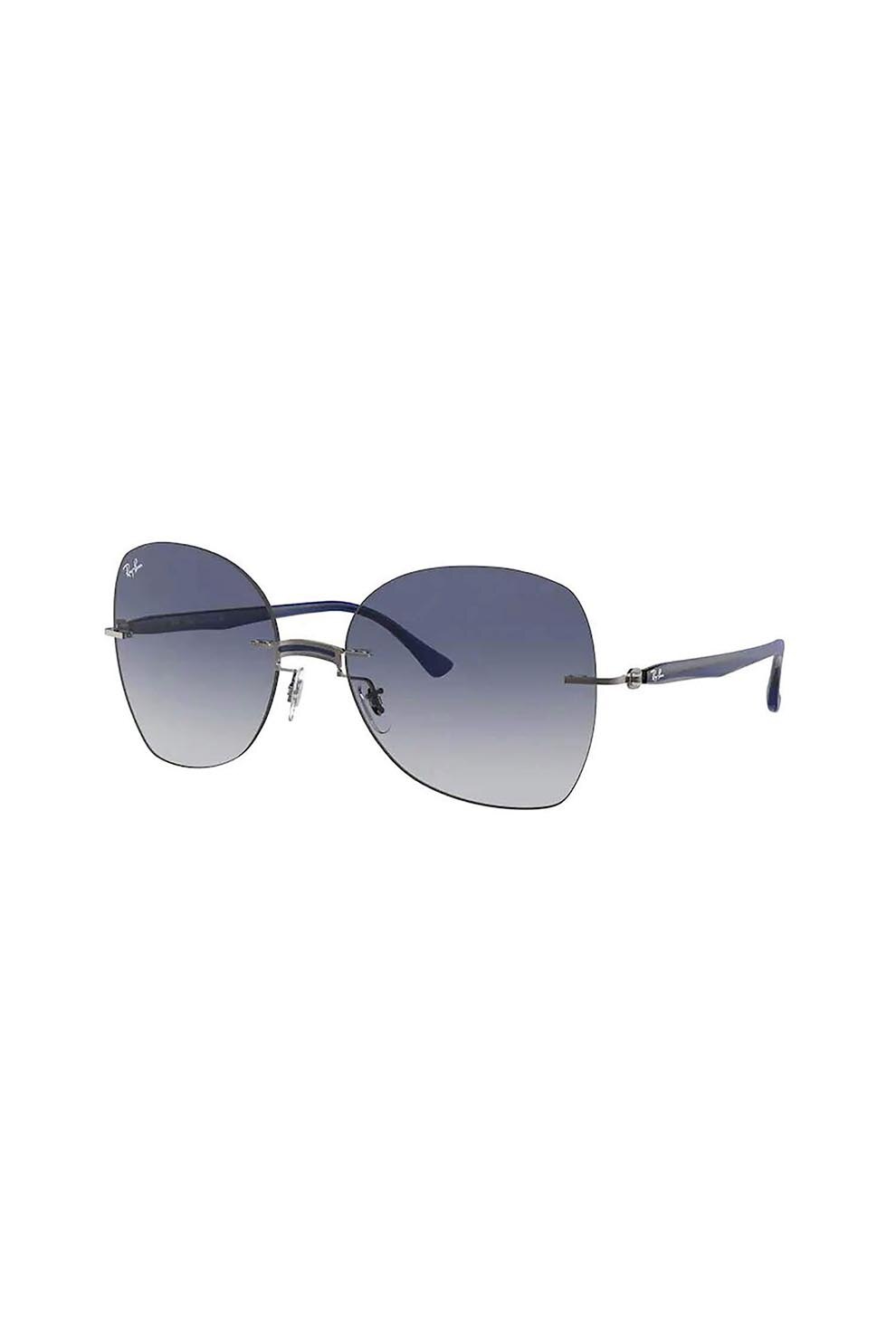 Ochelari de soare Ray-Ban, 8066 004/4l, Metal, Albastru inchis