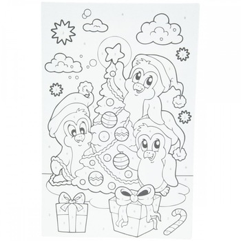 Panza pe rama de pictat cu vopsea si pensula pentru copii model craciun dimensiuni 29.7 x 19.5 x 1.5 cm Panza pe rama de pictat cu vopsea si pensula pentru copii model craciun dimensiuni 29.7 x 19.5 x 1.5 cm