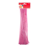 Sarma Plusata Daco 25Buc/Set, Roz, 30x0.6 cm, Material Plastic/Metal