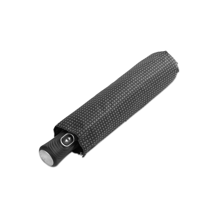 Мъжки чадър Doppler,746967FGB. Сив/ Черен