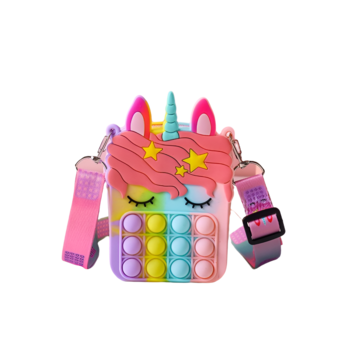 Jucarie Antistres Pop It Gentuta, Unicorn, 13.5x8.5x4 cm, Multicolor Jucarie Antistres Pop It Gentuta, Unicorn, 13.5x8.5x4 cm, Multicolor