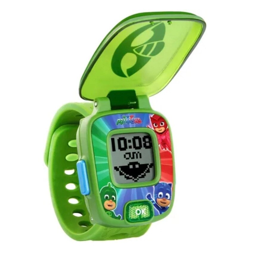 Ceas Owlette PJ Masks, 3 ani, 4 ani, 5 ani, 6 ani, verde