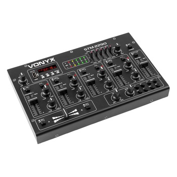 Mixer DJ cu 8 canale, efecte de sunet, Bluetooth/USB/MP3, Vonyx STM-2290 Mixer DJ cu 8 canale, efecte de sunet, Bluetooth/USB/MP3, Vonyx STM-2290