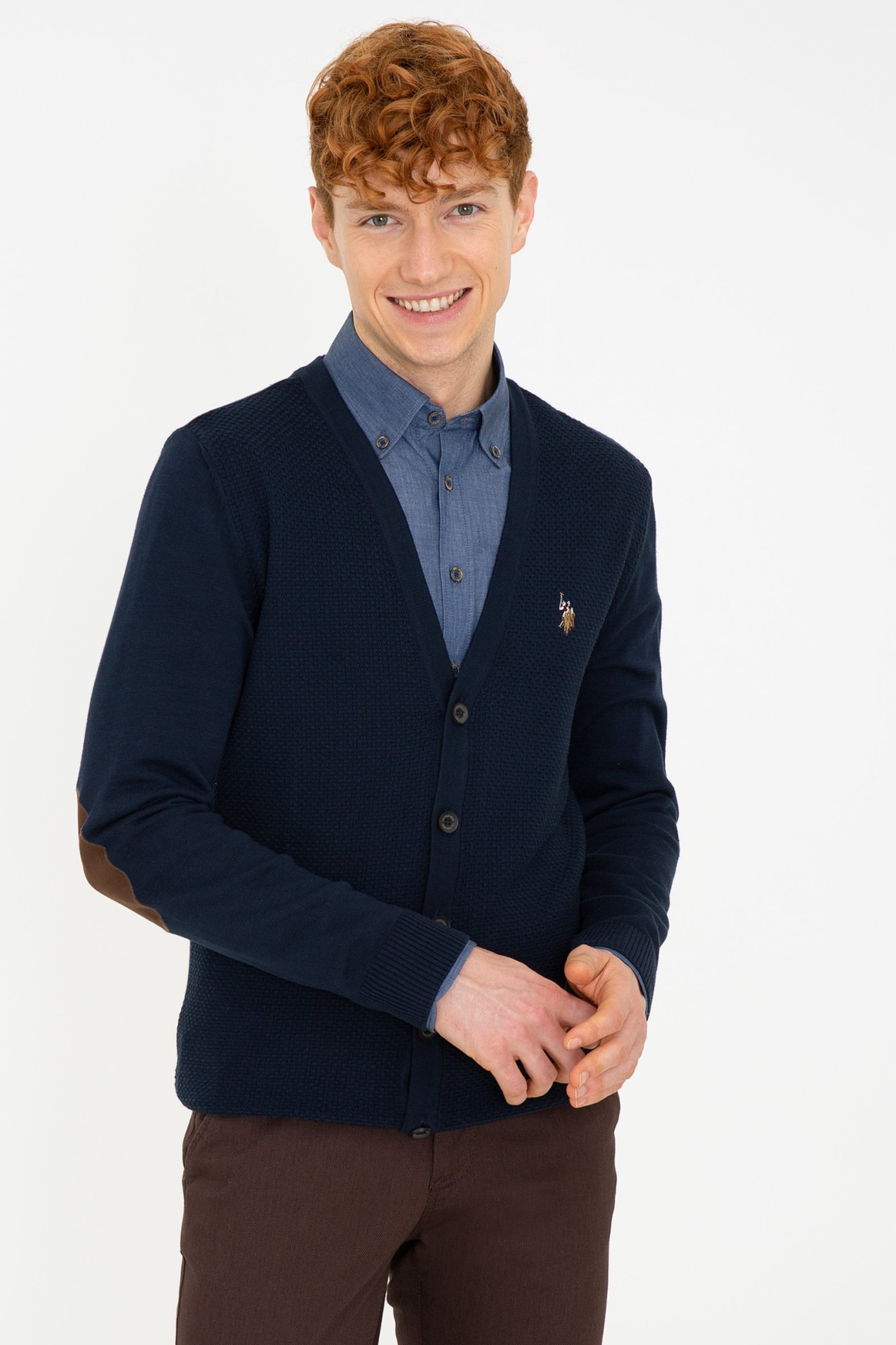 Pulover ,U.S Polo Assn.,1259699, Bleumarin