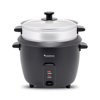 Oala de fiert orez Rice Cooker TurboTronic TT-RC1P, 400 W, 1L,, Capac din sticla, Negru Oala de fiert orez Rice Cooker TurboTronic TT-RC1P, 400 W, 1L,, Capac din sticla, Negru