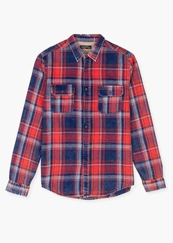 Camasa in carouri , Losan, culoare albastru,3002, XL Camasa in carouri , Losan, culoare albastru,3002, XL