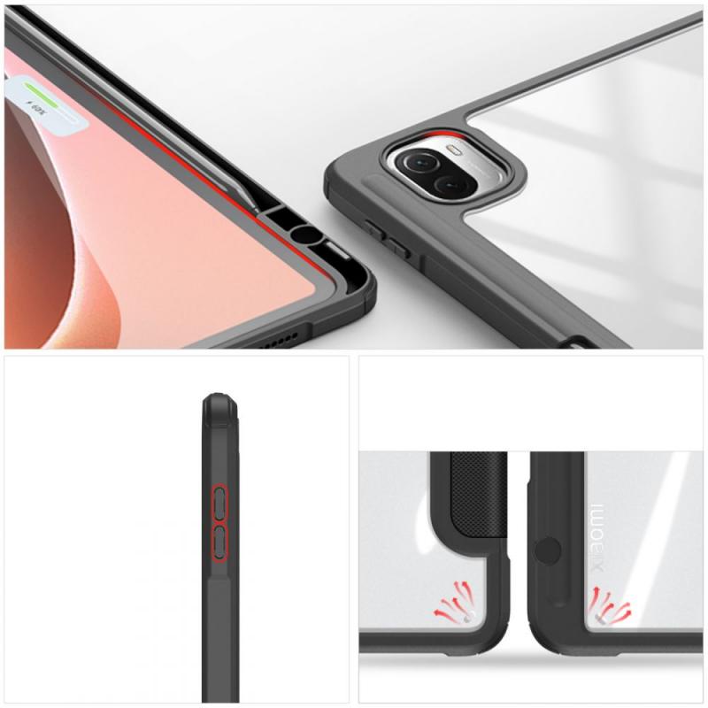 Husa premium Sigloo, pentru tableta Xiaomi RedMi Pad 10.61 model 2022, cu suport pentru Smart Pen 10.61 Inch, Black