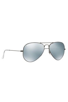 Ochelari de soare barbati, Rayban 3025-aviator 029/30, Metal, 55-14-135, Argintiu Ochelari de soare barbati, Rayban 3025-aviator 029/30, Metal, 55-14-135, Argintiu