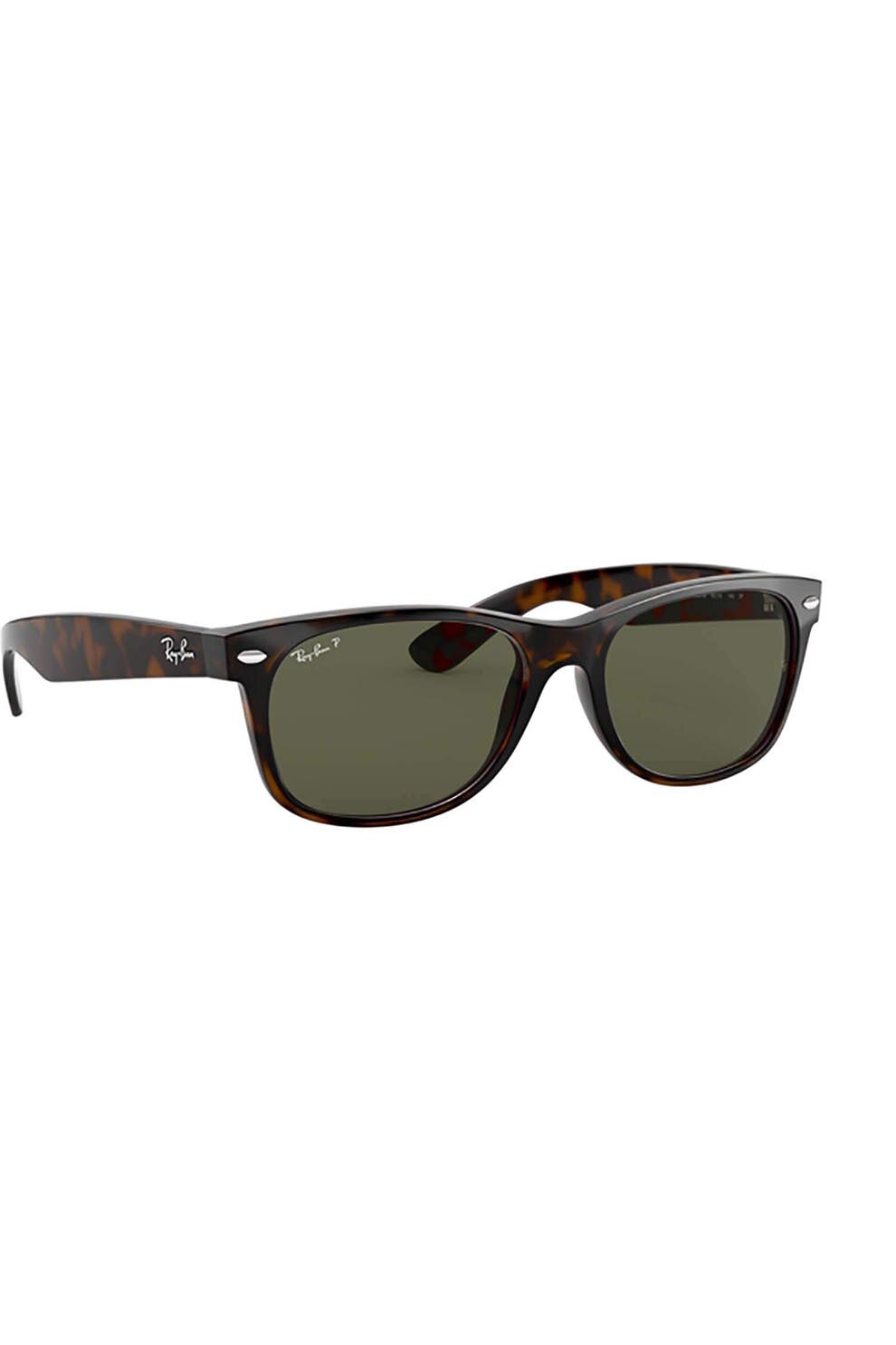 Ochelari de soare barbati, Rayban 2132-new-wayfarer 902/58, Plastic, 55-18-145, Negru