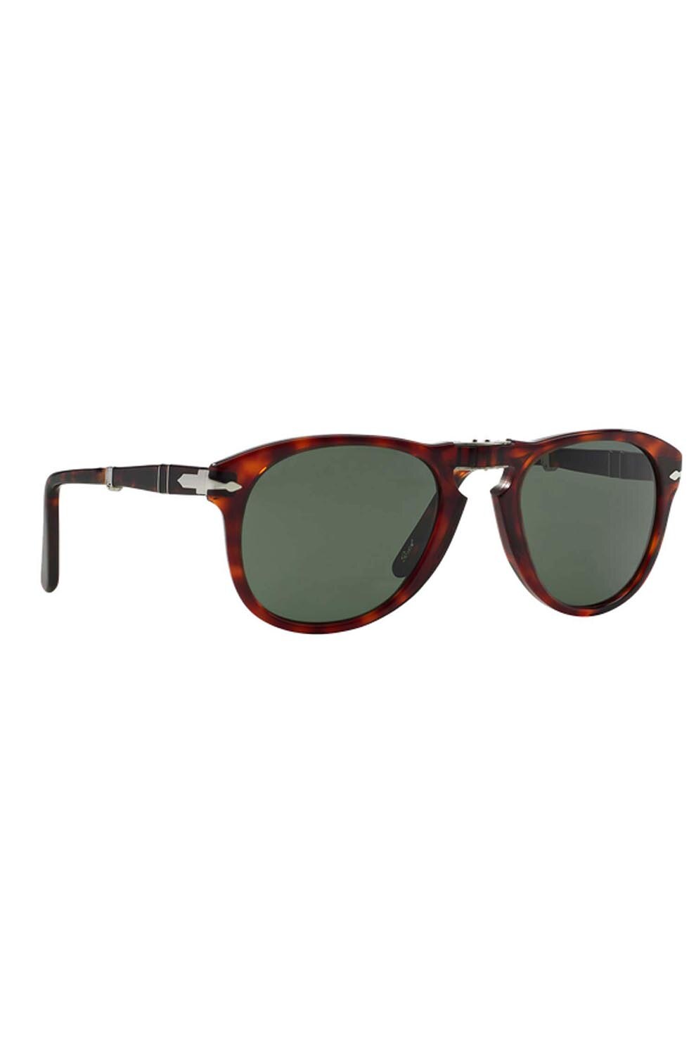 Ochelari de soare barbati, Persol 0714-folding 24/31, Metal, 54-21-140, Rosu