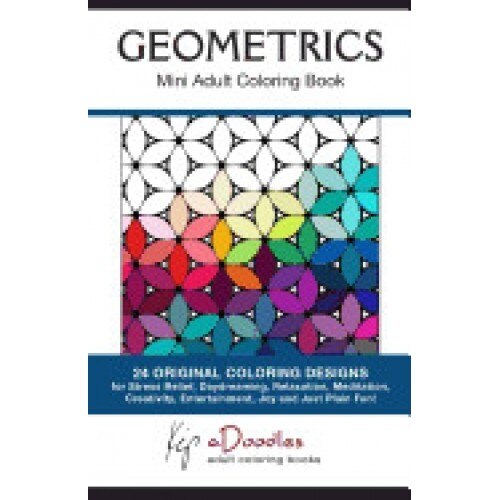 Geometrics: Mini Adult Coloring Book