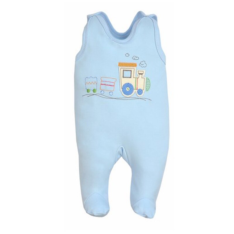 Salopeta fara maneci pentru baieti Koala Train A01-071, Albastru 68 CM