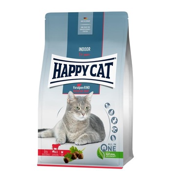 Hrana uscata pisici adulte de interior, HAPPY CAT Indoor, vita bavareza 4 kg Hrana uscata pisici adulte de interior, HAPPY CAT Indoor, vita bavareza 4 kg