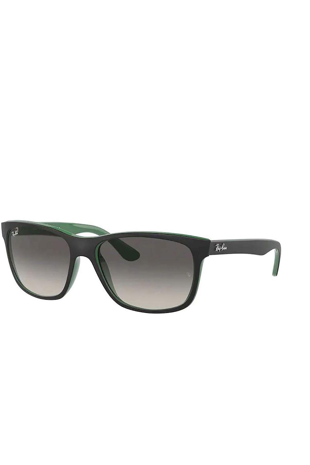 Ochelari de soare Barbati RAYBAN, 57-16-145, Negru Mat/Verde