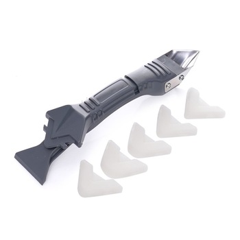 Spatula pentru taierea si asezarea chitului siliconic 3in1, cu 5 varfuri, Tagred Spatula pentru taierea si asezarea chitului siliconic 3in1, cu 5 varfuri, Tagred