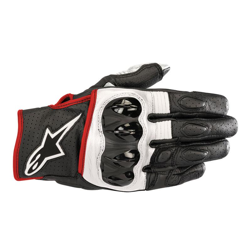 Manusi Alpinestars celer V2 negru/alb/rosu, S