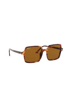 Ochelari de soare cu lentile polarizate Ray-Ban, 1973-Square-II 954/57, Acetat, Maro Ochelari de soare cu lentile polarizate Ray-Ban, 1973-Square-II 954/57, Acetat, Maro