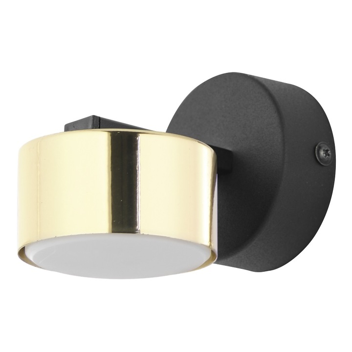 Lustra Dallas Kinkiet 1 Soclu, Culoare Negru, E27-60w