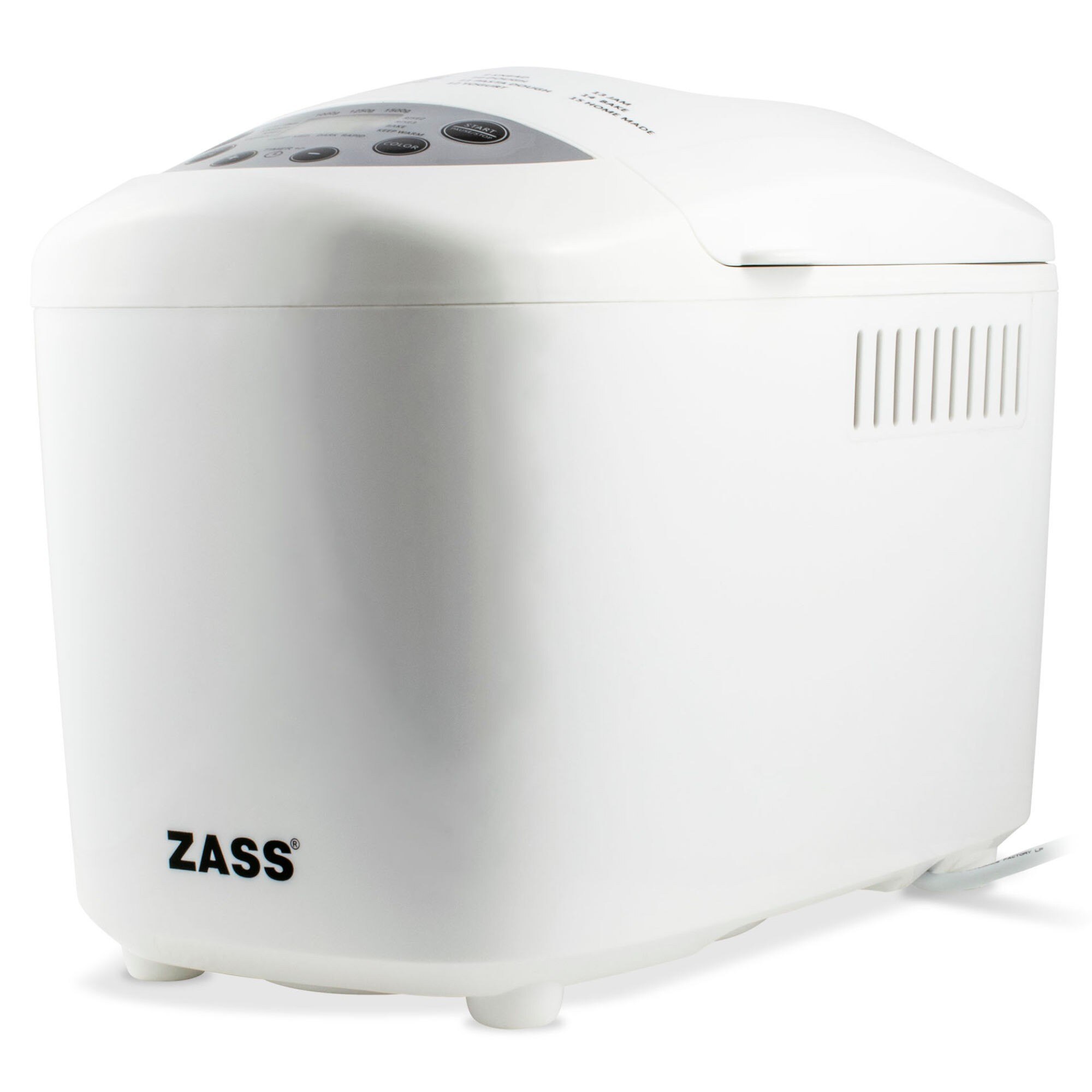 Masina de paine, 850 W, 15 programe presetate, 2 malaxoare pentru framantare, 3 dimensiuni pentru paine disponibile, 42 x 27 x 33 cm