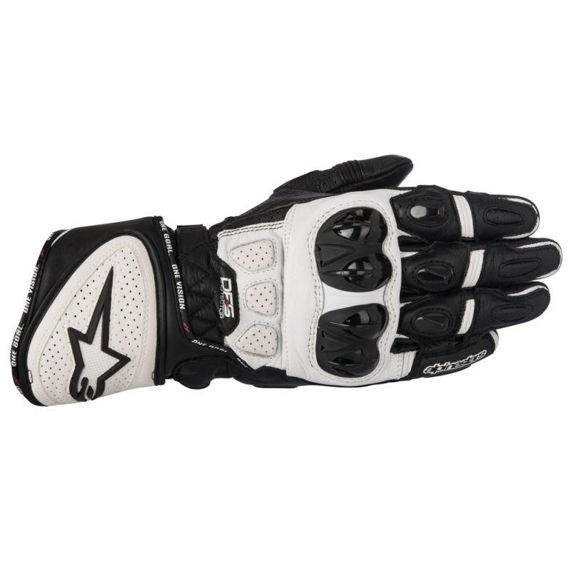 Manusi din piele Alpinestars gp plus r negru/alb marime m