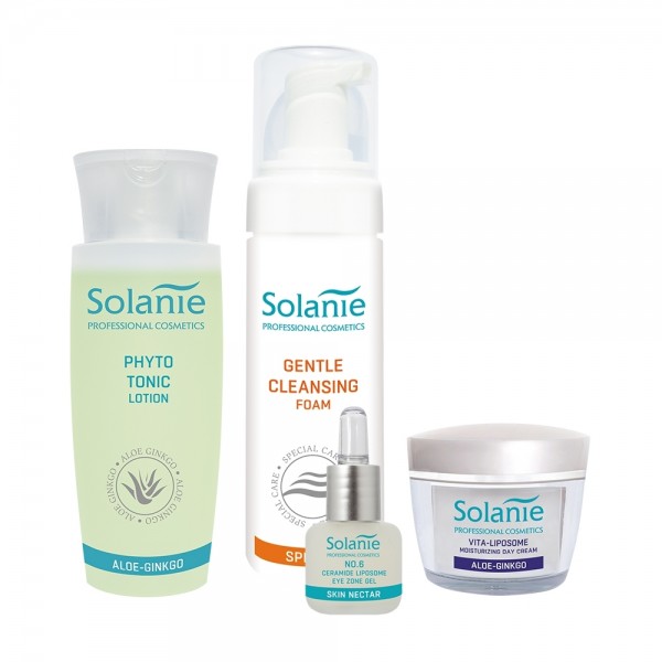 Set 4 buc pentru ten uscat si sensibil Solanie