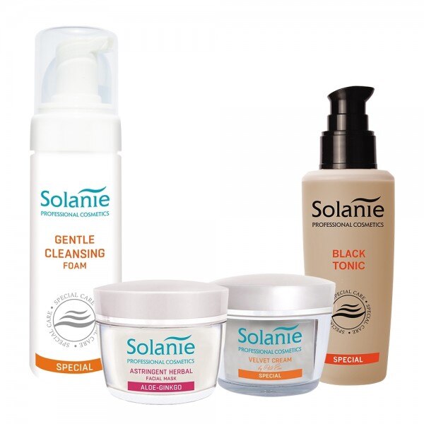 Set 4 pentru ten gras, matur - pentru acasa Solanie