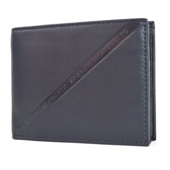 Portofel pentru barbati Roncato PT707, protectie RFID, piele naturala, albastru inchis Portofel pentru barbati Roncato PT707, protectie RFID, piele naturala, albastru inchis