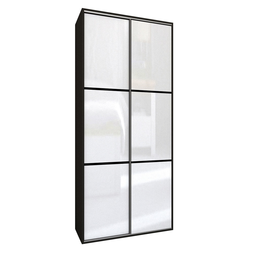 Dressing Genarom LEX D, Gri Lucios, 120 x 218 x 66 cm