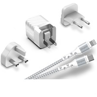 Incarcator Retea Energizer Power Delivery, fast charge, 20W, cablu tip Lightning inclus, lungime 1.2 metri, Alb