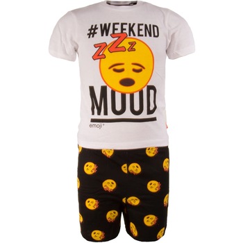 Pijamale copii Emoji MOOD, maneca scurta, 152 cm/12 ani, multicolor Pijamale copii Emoji MOOD, maneca scurta, 152 cm/12 ani, multicolor