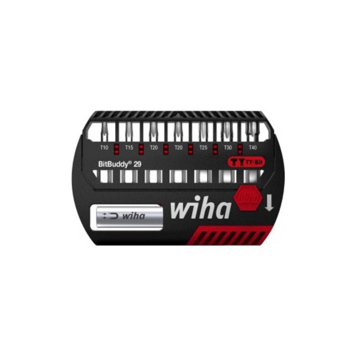 Wiha - Set de biti TY, BitBuddy, 29mm, TORX, 1/4", 9 piese [WH42136]