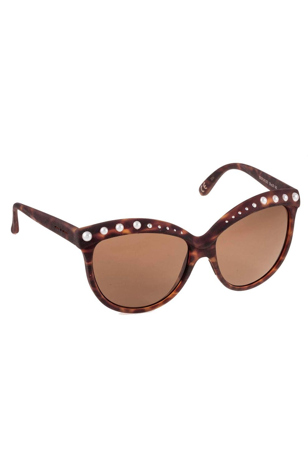 Ochelari de soare dama, Italia Independent i-Lux-0092p 092.000, Plastic, 58-20-140, Maro