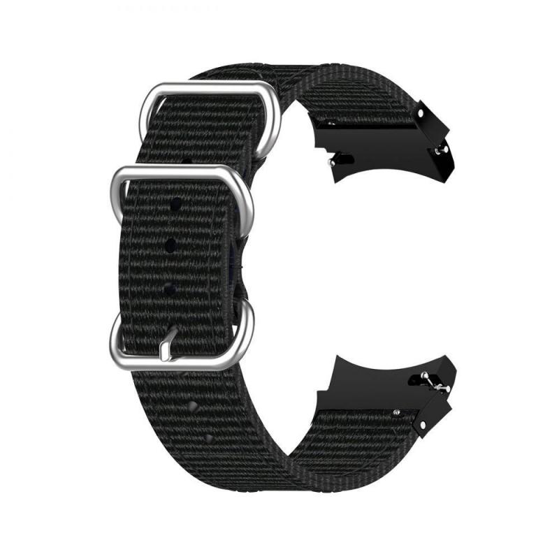 Curea material textil Tech-Protect Scout compatibila cu Samsung Galaxy Watch 4 / Galaxy Watch 4 Classic Black
