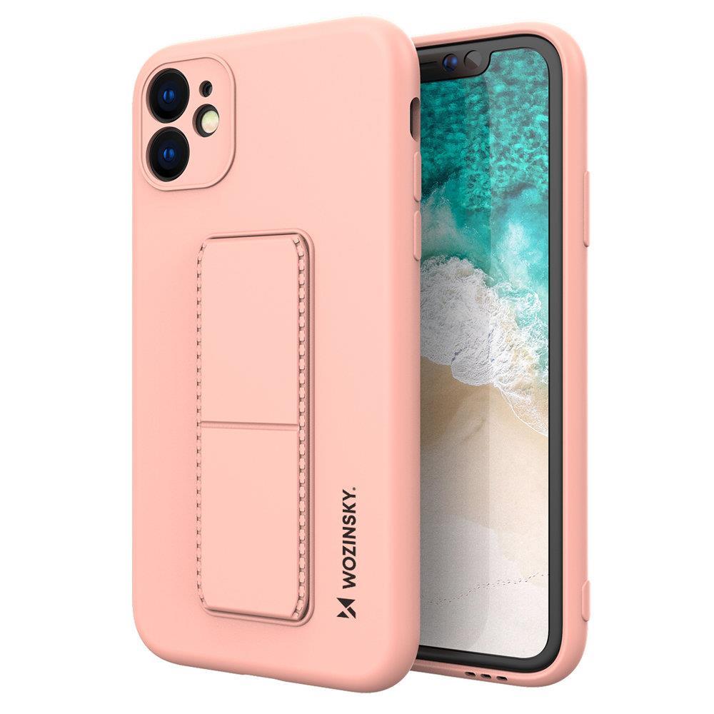 Husa compatibila cu iPhone 11 Pro Max, Wozinsky, Silicon, Roz