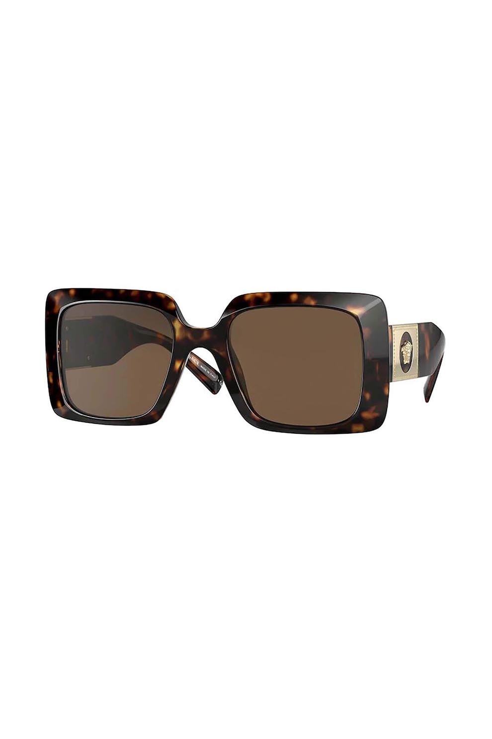 Ochelari de soare Versace, 4405 108/73, Plastic, Maro