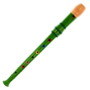 Fluier din lemn, 31.8 cm, Verde Fluier din lemn, 31.8 cm, Verde