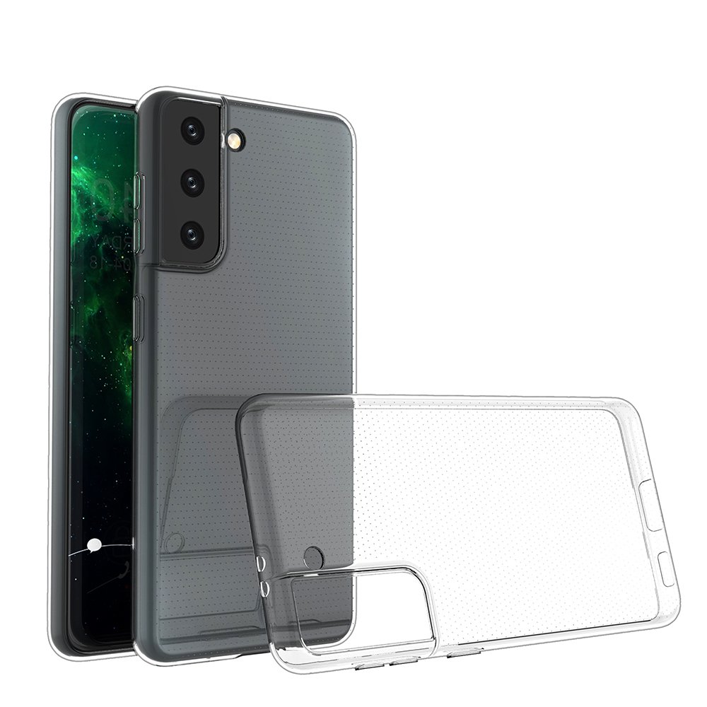 Husa Hurtel, Ultra Clear, Poliuretan, compatibila cu Samsung Galaxy S21 5G, Transparent