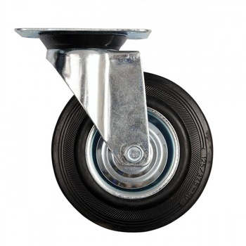 Roata mobila pentru carucioare Vorel 87313, plina, 125/37.5/50mm Roata mobila pentru carucioare Vorel 87313, plina, 125/37.5/50mm