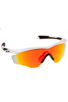 Ochelari de soare barbati, Oakley m2frame-xl-9343 05, Plastic, 45-45-121, Alb/Portocaliu Ochelari de soare barbati, Oakley m2frame-xl-9343 05, Plastic, 45-45-121, Alb/Portocaliu