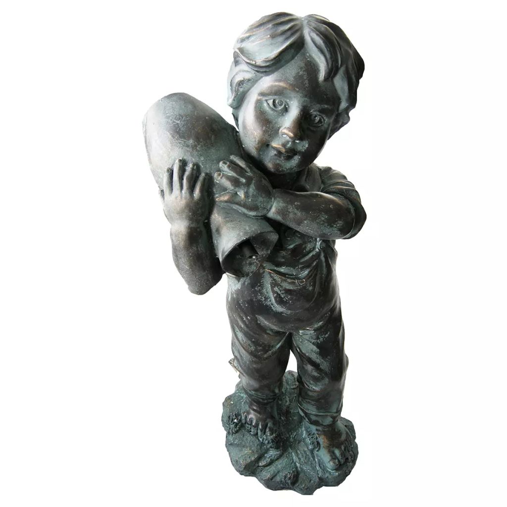 Fantana decorativa de gradina Yannick, Ubbink, Rasina sintetica, 48 cm, Verde