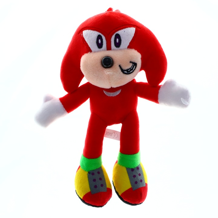 Jucarie de plus Sonic Knuckles, functie muzicala, 23 cm