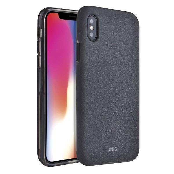 Husa de protectie Uniq Lithos pentru iPhone X / XS, TPU, Policarbonat, Negru