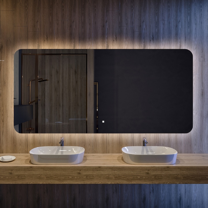 Artforma 120x60 Fürdőszoba Tükör Világítással LED T105