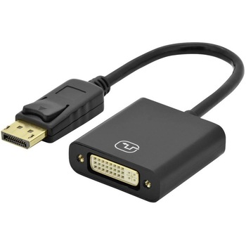 Adaptor DP Mini tata la DVI-D mama, rezolutie Full HD 1080p la 60Hz, 15 cm, Negru, TCL-BBL3467 Adaptor DP Mini tata la DVI-D mama, rezolutie Full HD 1080p la 60Hz, 15 cm, Negru, TCL-BBL3467