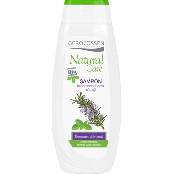 Sampon cu rozmarin si menta Gerocossen Natural Care, contra matretii, 400 ml Sampon cu rozmarin si menta Gerocossen Natural Care, contra matretii, 400 ml