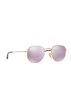 Ochelari de soare dama, Rayban 3548n 001/8o, Metal, 51-21-145, Auriu/Violet Ochelari de soare dama, Rayban 3548n 001/8o, Metal, 51-21-145, Auriu/Violet