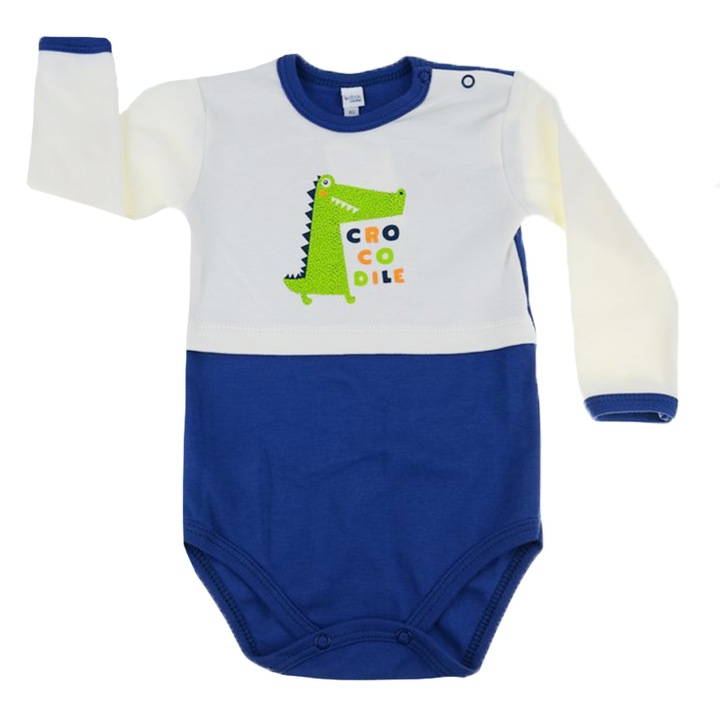 Body cu maneca lunga pentru baieti Koala PlayTime, Bleumarin