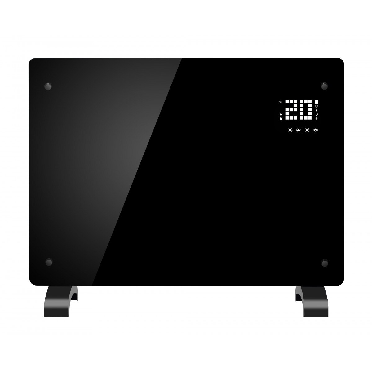 Panou Radiant Infrarosu Termoglass PRO 2000W Incalzitor Electric COMFORT (NEGRU) cu WIFI Google Home si Amazon Alexa