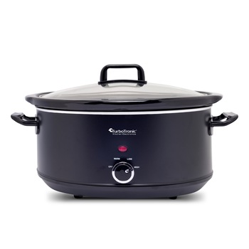 Slow cooker TurboTronic, TT-SC6P, 6.5l, 320W, Vas ceramica detasabil, Negru Slow cooker TurboTronic, TT-SC6P, 6.5l, 320W, Vas ceramica detasabil, Negru